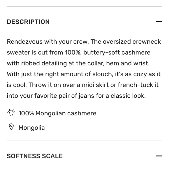 Naadam oversized crew neck sweater NWT - Picture 6 of 16